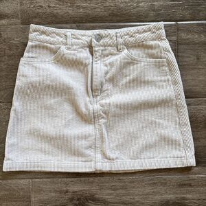 Corduroy Mini Skirt Size Small 100 Cotton Y2K Style Forever 21 Preppy Academia